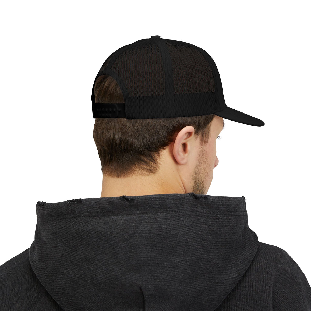 Maroon Legacy Embroidered Trucker Cap — Gold Crown Snapback