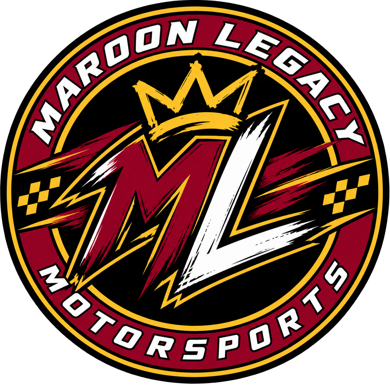 Maroon Legacy Motorsports badge
